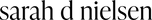sarahdnielsen – Startsida